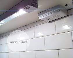 Hidden Outlet Kitchen Outlets Ikea Kitchen Black Kitchen Cabinets