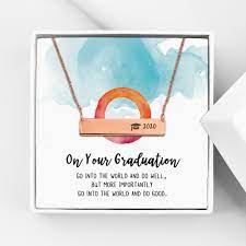 Since her college days are behind her, so too should be. Anavia Anavia Graduation Gift For Her High School College Graduation Gift For Her 2021 Graduation Gifts For Daughter Stainless Steel Bar Engraved Bachelor Cap Necklace Walmart Com Walmart Com