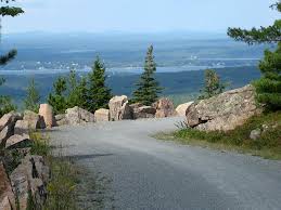 Hd Wallpaper Landscape View From Mountain Road At Acadia National Park Maine Wallpaper Flare