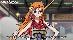 One Piece Chapter 991 Nami Onigashima Anime Manga Anime One Piece Animated Drawings One Piece Nami