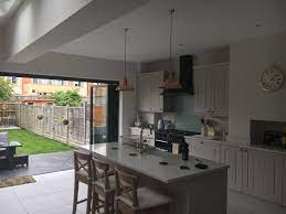 victorian open plan kitchen with bifold doors victorian kitchen cabinets exterior kitchen doors kitchen design