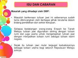 Beliau mempertahankan prinsip bahawa tulisan jawi merupakan tulisan silabari (syllabary), bukan seperti sistem tulisan rumi yang sekarang kita saya menghadapi kekeliruan berkenaan kaedah penulisan nombor dalam tulisan jawi. Penggunaan Tulisan Jawi Dalam Pembelajaran Di Negara Brunei Darussala