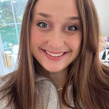 Happy sunny Sunday! I popped into the Books-A-Million in York, PA and  signed all the Lucy books they had… including this whole adorable table  display! Happy reading, friends 😍 [Image description: A