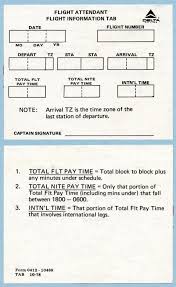 My Old Delta F A Friends Will Remember This In Addition We Had To Fill Out A Flight Report For Each Cabin Everythi Delta Airlines The Last Station Delta