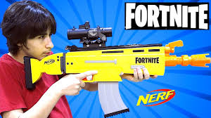 Play fortnite in real life with this nerf elite blaster that features motorized dart blasting. How To Make A Nerf Scoped Fortnite Ar L Youtube