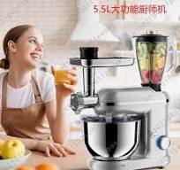 5.5L 1400W Multi-Function Kitchen Machine 5-in-1 Dough Mixer, Food Processor, Electric Egg Beater 220V - AliExpress 1420