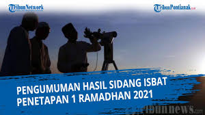 Sebelum pemerintah putuskan awal ramadan 2021 melalui sidang isbat, pimpiman pusat muhammadiyah terlebih dahulu telah menentukan awal ramadan 2021 pad. Resmi Menteri Agama Umumkan Hasil Sidang Isbat 1 Ramadhan 2021 Hari Ini 12 April Live Medsos Kemenag Tribun Pontianak