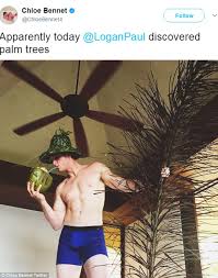 Maybe you would like to learn more about one of these? Logan Paul Tries To Explain His Kiss With Chloe Bennet Daily Mail Online