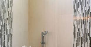 Daltile Fabrique Blanc Linen Waterfall Effect Keep Wall And Tile Choices Light To Create Patterned Bathroom Tiles Bathroom Tile Designs Shower Tile Designs