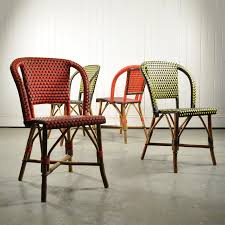 Vintage French Bistro Chairs Retro Furniture Original House Our twist on the classic french bistro chair, this style features a synthetic rattan seat for durability, and sturdy arms and legs that are wrapped with natural rattan.