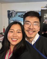 We finally got to wear Hmong clothes together and celebrate the Hmong New  Year together. Long distance seems like centuries ago. I'm happy you are  here. I'm so happy we are here.