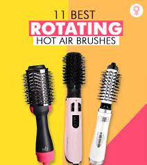 Curling iron brush, automatic curling iron hair curling wand, ceramic 360° rotating curler,three levels of temperature, adjustable brush for all hair types (red) buy now. The 11 Best Rotating Hot Air Brushes Reviews And Buying Guide