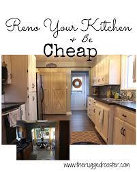 Farmhouse Kitchen Reno For Cheap Cheap Kitchen Makeover Kitchen Diy Makeover Kitchen Renovation