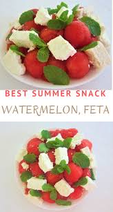 Watermelon Feta Cheese Snack Mediterranean Latin Love Affair Watermelon And Feta Albanian Recipes Feta