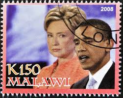 Stamp Barack Obama Stock Photos