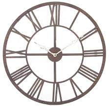Grande Horloge Pendule Murale En Metal Style Vintage Diametre 70 Cm Neuf Ebay Horloge Murale Pendule Horloge Parement Mural
