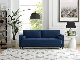 This feel can make the room more comfortable as a place for gathering or welcoming guests. What Color Rug Goes With A Blue Couch Decor Snob