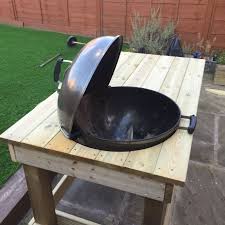 weber grill table meuble jardin deco exterieure cuisine exterieure