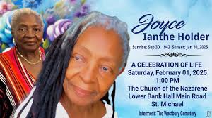 A Service of Celebration for the life of Joyce Holder