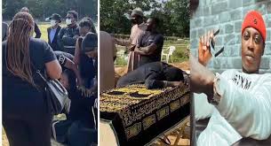 The wife of the late nigerian veteran singer, sound sultan cried bitterly at his funeral held in new jersey, usa.#soundsultan 51xyd3bbxf4srm