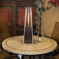 Bronze Bistro Heater Small Tabletop Patio Heater Gas Patio Heater Propane Patio Heater