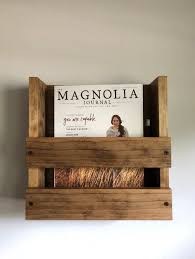 Magazine Holder Office Paper Organizer Wall Mounted Recipe Etsy Magazine Wall Wall Hanging Storage Magazine Rack Wall