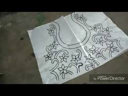 Learn seven common methods for marking or transferring embroidery patterns to different types of fabric. How To Do Drawing In Tracing Paper For Aari And Machine Embroidery Youtube
