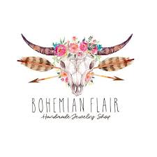 Bohemian wall hangings ukzn logos. Boho Logo Rustic Logo Skull Logo Boho Logo Business Logo Branding Rustic Logo