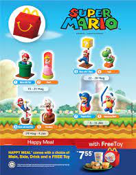 Mcdonald's happy meal might be for kids, but officially it's over the hill. Malaysia Gets Super Mario Mcdonald S Happy Meal Toys Is The Envy Of The Region Updated