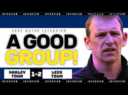 POST MATCH INTERVIEW With Scott Dundas! HANLEY TOWN 1-2 LEEK TOWN!