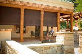 How to make easy bamboo roll up blinds. Diy Patio Roller Shades Houzz
