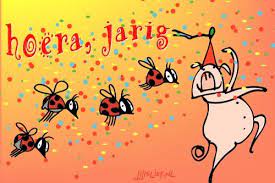 E Card Hoera Jarig Kaarten Postkaarten Gefeliciteerd