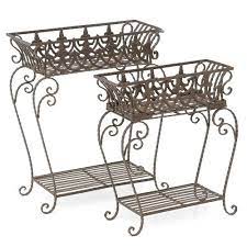 Cast Iron Rectangle Plant Stand Museum Outlets Iron Furniture Wrought Iron Design Metal Homes