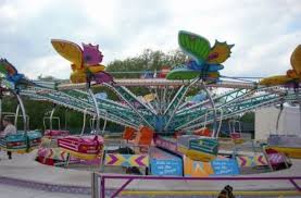 Kirmes Karussell Fahrgeschaft Schmetterling Butterfly Kirmes Fahrgeschafte Jahrmarkt