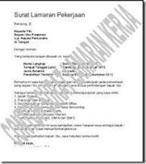  Contoh Surat Lamaran Pekerjaan Di Pt Kereta Api Contoh Surat