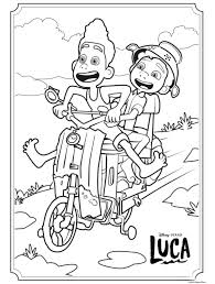 Luca coloring pages are a fun way for kids of all ages to develop creativity, focus, motor skills and color recognition. Printable Luca Activity Packet Everyday Shortcuts