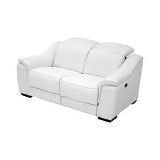 Check spelling or type a new query. Davis White Leather Power Reclining Loveseat Love Seat Leather Loveseat White Leather Sofas