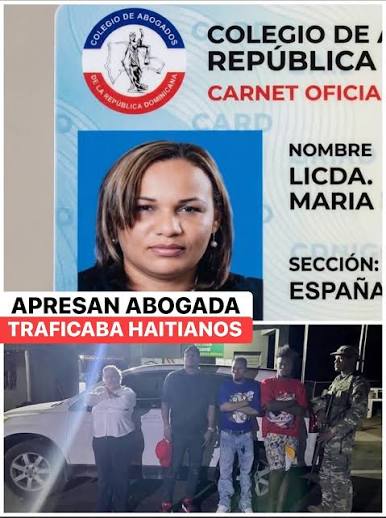 🚨 DE ÚLTIMO MINUTO | APRESAN A ABOGADA Y EMPLEADA DEL DISTRITO EDUCATIVO  06-06 EN LA FRONTERA DAJABÓN, República Dominicana. — Una abogada y  empleada del Distrito Educativo 06-06 de Moca, identificada