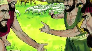 The herdsmen of gerar did not want isaac's herds there. Children S Daily Bible Story Isaac Gives Up His Wells Jan 18 2fishtalks Youtube