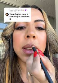 Replying to @REYNA.HTX🤘🏼💜 taking your advice, thanks mamas 🩷  #liplinerblindness #cupidsbow