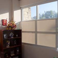 These shades cut down on glare, making them ideal for media rooms. Bottom Up Flexshade Draper Inc