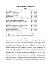 We did not find results for: 124069 Soal Latihan Akuntansi Biaya Mahasiswa 2018 Soal Latihan Akuntansi Biaya Soal 1 Perhatikan Saldo Akun Berikut Ini Pada Pt Kualitas Course Hero