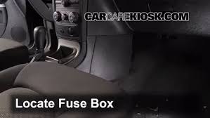 You have a fusebox in left side front of dash and an a/c fuse hidden behind the glove box. Interior Fuse Box Location 2006 2011 Chevrolet Hhr 2009 Chevrolet Hhr Ls 2 2l 4 Cyl Flexfuel