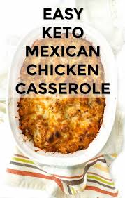 Combine the browned chicken and any pan juices with the cheese and rotel mixture. Keto Mexican Chicken Casserole Easy Low Carb Comfort Food My Life Cookbook