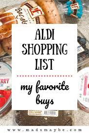 Aldi Shopping List My Favorite Buys Aldi Shopping List Aldi Shopping Aldi