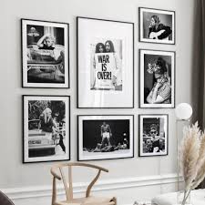 4.7 out of 5 stars 231. Famous Person Photography Poster Movie Star Canvas Painting Black White Wall Art Picture For Living Room Modern Decorative Prins Nordic Wall Decor
