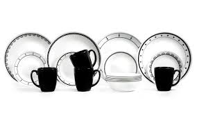 Black And White Dinnerware Sets Home In 2020 Dinnerware Set Dinnerware Sets Walmart Stoneware