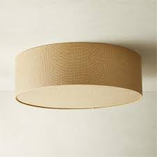 Swap that value to inches (so 20 feet becomes 20 inches). Drum Jute Flush Mount Light 19 75 Reviews Cb2