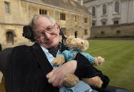 Stephen Hawking and a teddy bear - [1366 × 941] : r/HumanPorn