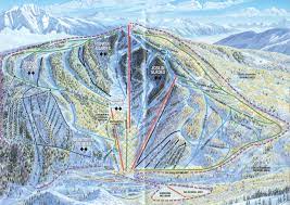 Sunlight Mountain Trail Map Sunlight Mountain Resort Piste Map / Trail Map